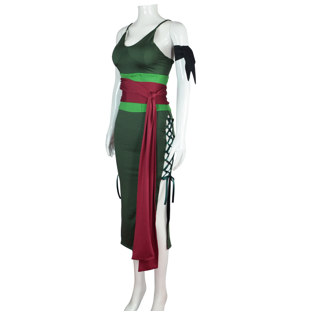 アニメロロノア・ゾロコスプレ衣装ワノ国国変装大人女性のための - Anime Zoro Cosplay Female のレビューと価格
