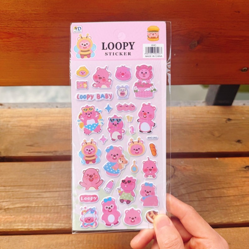 新しいポロロアニメのかわいいループ状3Dフォームステッカー、 - Anime Cosplay Roleplay のレビューと価格