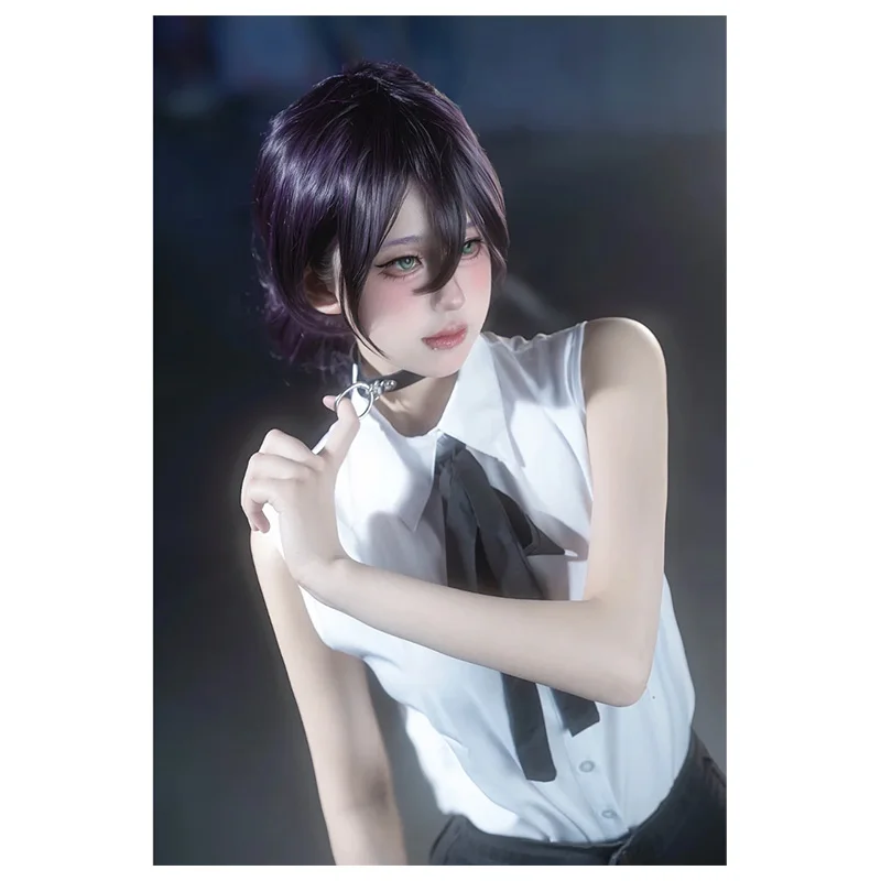 アニメレゼコスプレチェーンソーマンコスプレ衣装レゼスーツ紫ウ - Anime Cosplay Chainsaw Man のレビューと価格