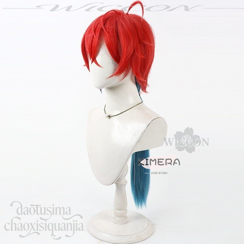 キメラストア アニメ姫カグヤ！ コスプレミカドアキラショート - Anime Cosplay Blue Hair のレビューと価格