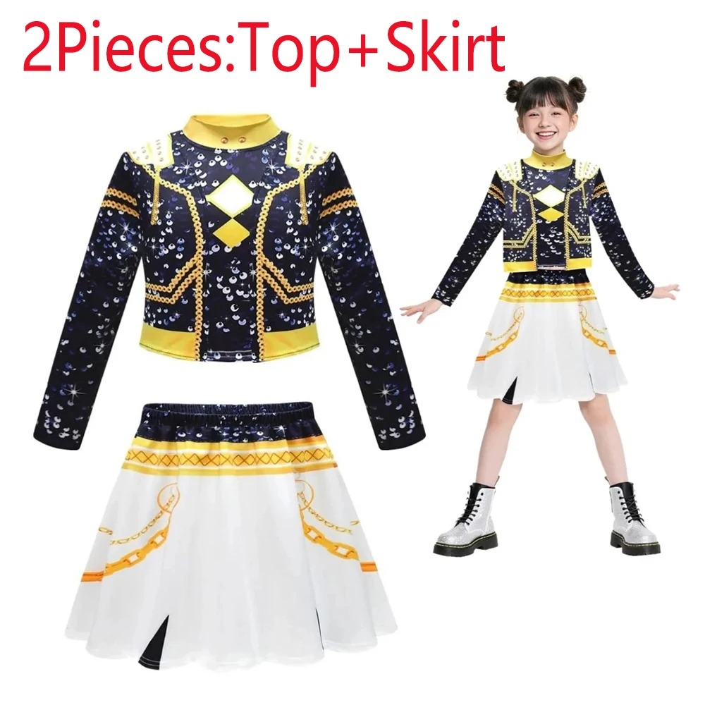 韓国映画のロールプレイ服 ガールズグループ 子供用コスチュー - Anime Cosplay Korean Girl のレビューと価格