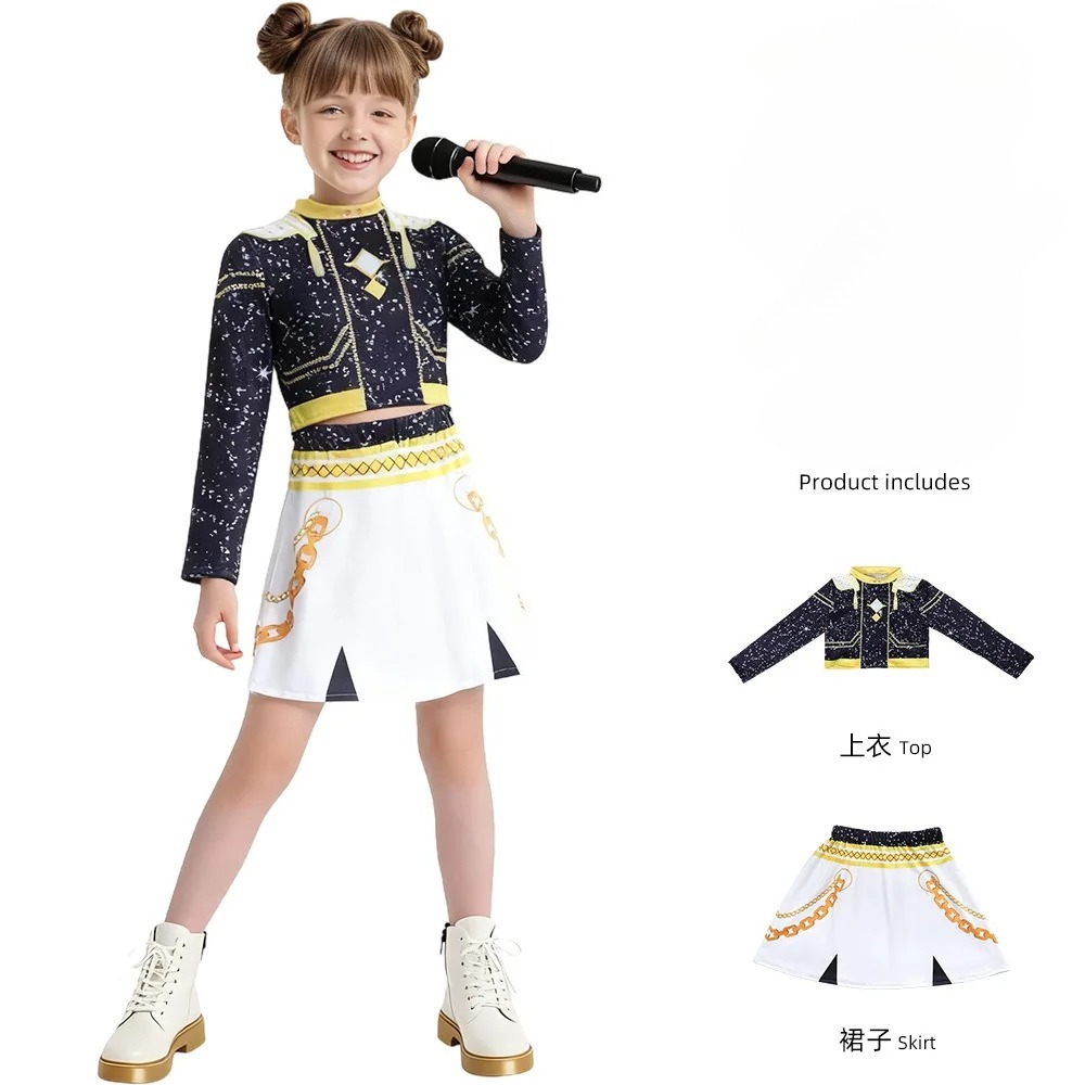 韓国映画のロールプレイ服 ガールズグループ 子供用コスチュー - Anime Cosplay Korean Girl のレビューと価格