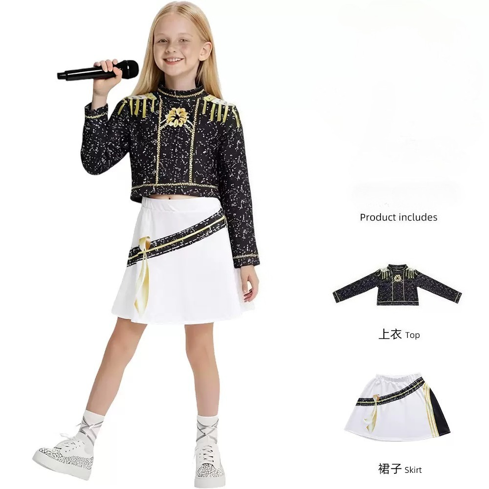 韓国映画のロールプレイ服 ガールズグループ 子供用コスチュー - Anime Cosplay Korean Girl のレビューと価格