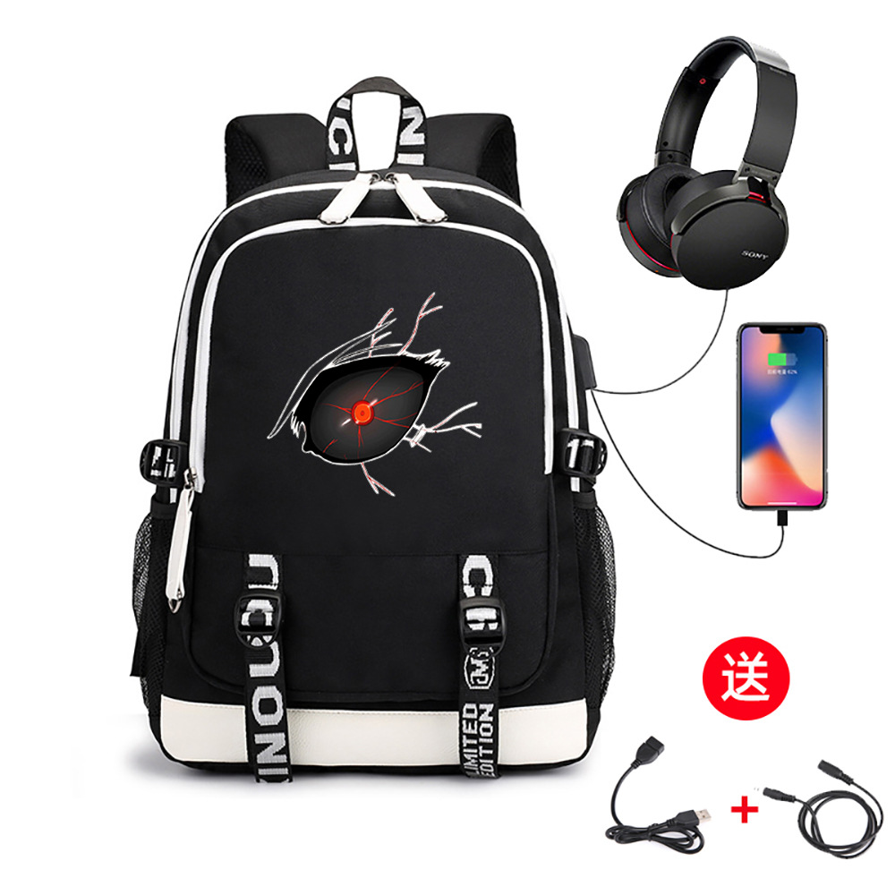 アニメ東京グールバックパック子供大容量スクールバッグカネキケ - Tokyo Ghoul Mask のレビューと価格