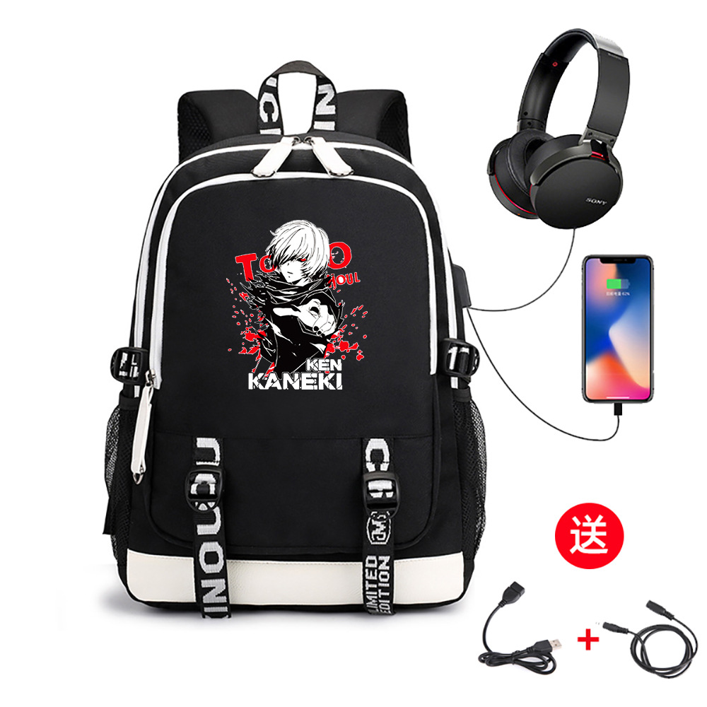 アニメ東京グールバックパック子供大容量スクールバッグカネキケ - Tokyo Ghoul Mask のレビューと価格